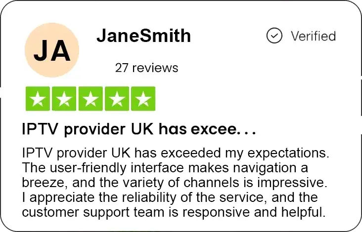 IPTV provider UK Review 5